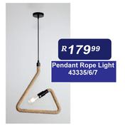 Pendant Rope Light