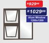 Alum Window 1200 x 1200
