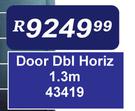 Door Dbl Horiz 1.3m