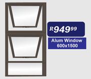 Alum Window 600 x 1500
