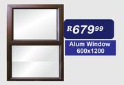 Alum Window 600 x 1200