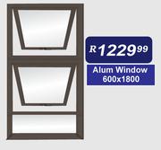 Alum Window 600 x 1800