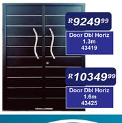 Door Dbl Horiz 1.3m