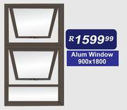 Alum Window 900 x 1800