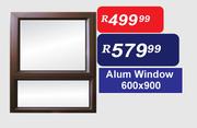Alum Window 600 x 900