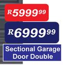 Sectional Garage Door Double