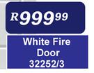 White Fire Door