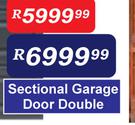 Sectional Garage Door Double