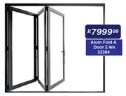 Alum Fold A Door 2.4m