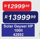 Supahot Solar Geyser HP-100L