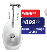 Urinal + Fittings