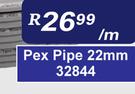 Pex Pipe 22mm-Per m