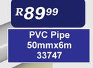 PVC Pipe 50mm X 6m