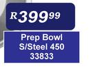 Prep Bowl S/Steel 450mm