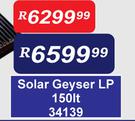 Solar Geyser LP-150Ltr