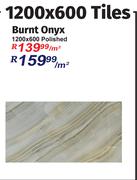 Burnt Onyx Polished Tiles 1200 x 600-Per Sqm