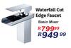 Waterfall Cut Edge Faucet Basin Mixer