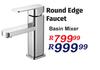 Round Edge Faucet Basin Mixer
