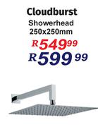 Cloud Burst Shower Head 250 x 250mm