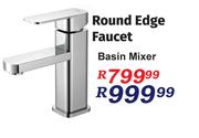 Round Edge Faucet Basin Mixer