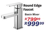 Round Edge Faucet Basin Mixer