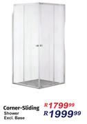 Corner Sliding Shower