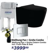 Wallhung Pan + Grohe-Combo