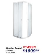 Quarter Round Shower Excl. Base