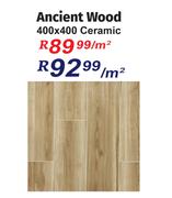 Ancient Wood Ceramic 400 x 400-Per Sqm