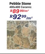 Pebble Stone Ceramic 400 x 400-Per Sqm