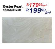 Oyster Pearl Matt Tiles 1200 x 600-Per Sqm