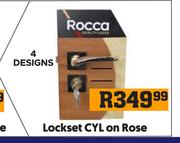 Lockset CYL On Rose