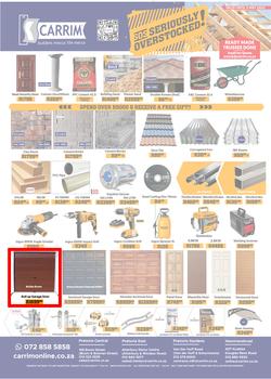 K Carrim Builders Mecca : SOS Seriously Overstocked (18 March - 03 May 2022), page 1
