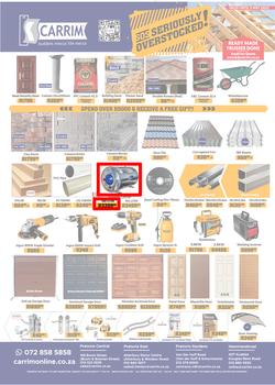 K Carrim Builders Mecca : SOS Seriously Overstocked (18 March - 03 May 2022), page 1