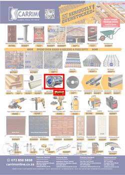 K Carrim Builders Mecca : SOS Seriously Overstocked (18 March - 03 May 2022), page 1