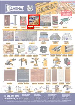K Carrim Builders Mecca : SOS Seriously Overstocked (18 March - 03 May 2022), page 1
