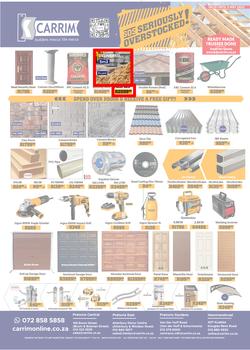 K Carrim Builders Mecca : SOS Seriously Overstocked (18 March - 03 May 2022), page 1