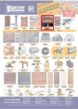 K Carrim Builders Mecca : SOS Seriously Overstocked (18 March - 03 May 2022), page 1