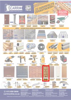 K Carrim Builders Mecca : SOS Seriously Overstocked (18 March - 03 May 2022), page 1