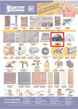 K Carrim Builders Mecca : SOS Seriously Overstocked (18 March - 03 May 2022), page 1