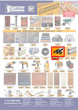 K Carrim Builders Mecca : SOS Seriously Overstocked (18 March - 03 May 2022), page 1