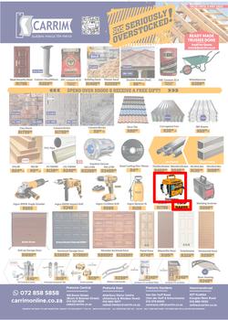 K Carrim Builders Mecca : SOS Seriously Overstocked (18 March - 03 May 2022), page 1
