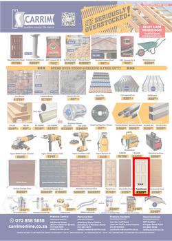 K Carrim Builders Mecca : SOS Seriously Overstocked (18 March - 03 May 2022), page 1