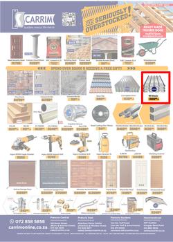 K Carrim Builders Mecca : SOS Seriously Overstocked (18 March - 03 May 2022), page 1