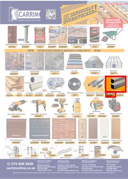 K Carrim Builders Mecca : SOS Seriously Overstocked (18 March - 03 May 2022), page 1