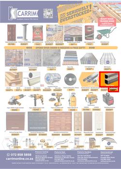 K Carrim Builders Mecca : SOS Seriously Overstocked (18 March - 03 May 2022), page 1