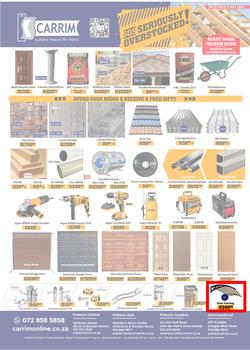 K Carrim Builders Mecca : SOS Seriously Overstocked (18 March - 03 May 2022), page 1