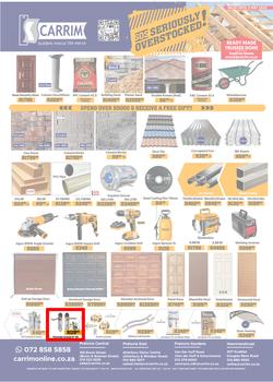 K Carrim Builders Mecca : SOS Seriously Overstocked (18 March - 03 May 2022), page 1