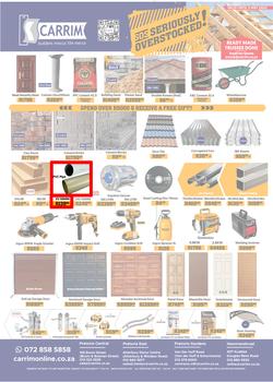 K Carrim Builders Mecca : SOS Seriously Overstocked (18 March - 03 May 2022), page 1