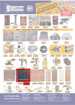 K Carrim Builders Mecca : SOS Seriously Overstocked (18 March - 03 May 2022), page 1